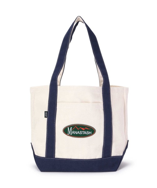 MANASTASH（マナスタッシュ）の「MANASTASH/マナスタッシュ/MANA HEMP TOTE SMALL（トートバッグ・メンズ・グリーン/レッド/ネイビー・F）」の14枚目の写真