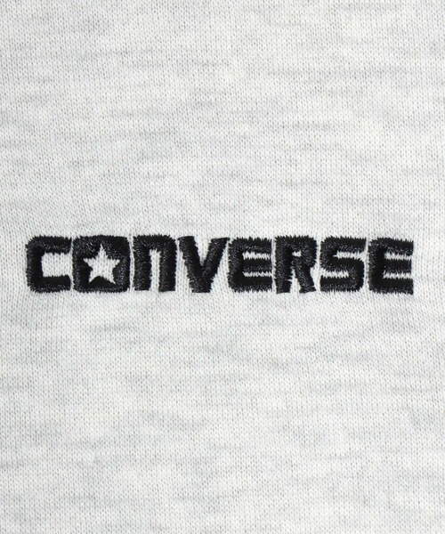 CONVERSE（コンバース）の「CONVERSE（コンバース）ブランドワンポイントロゴ刺繍 裏起毛スウェットトップス レディース/無地トレーナープルオーバー（スウェット・レディース・アイボリー/ブラック/アッシュグレー/グリーン/ピンク/ライトグリーン/オレンジ/ブラック系その他・M/L）」の13枚目の写真