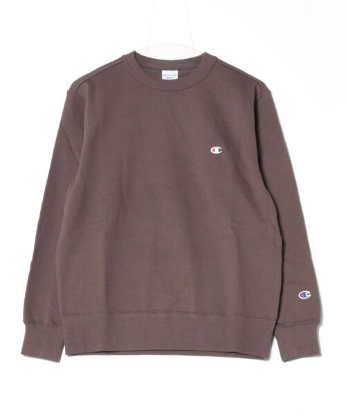 Champion（チャンピオン）の「【Champion】C3-Y035 CREW NECK SWEATSHIRT/長袖/トレーナー/スウェット/チャンピオン（スウェット・メンズ・ブラック/オートミール/ホワイト/ネイビー/グレー/グリーン/ブルー/クリーム/グレイッシュブルー/レッド/ブルーグリーン/グレイッシュベージュ/チョコ・L/S/M/XL/XXL）」の4枚目の写真