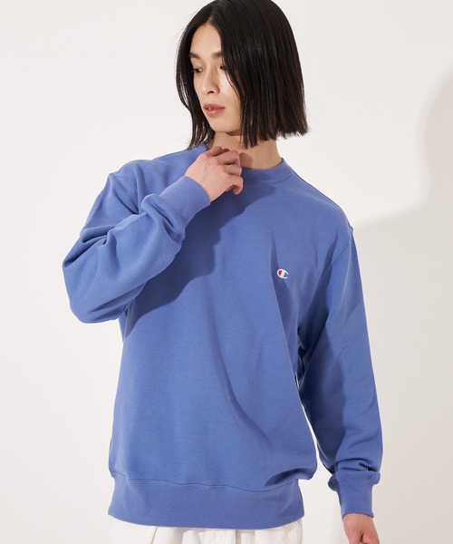 Champion（チャンピオン）の「【Champion】C3-Y035 CREW NECK SWEATSHIRT/長袖/トレーナー/スウェット/チャンピオン（スウェット・メンズ・ブラック/オートミール/ホワイト/ネイビー/グレー/グリーン/ブルー/クリーム/グレイッシュブルー/レッド/ブルーグリーン/グレイッシュベージュ/チョコ・L/S/M/XL/XXL）」の12枚目の写真