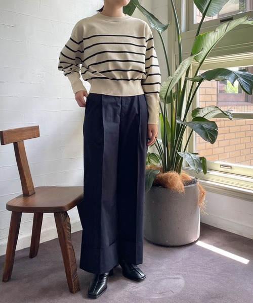 LOWRYS FARM（ローリーズファーム）の「スポンディッシュボタンロングスリーブ　968891（ニット/セーター・レディース・ベージュ/ブラック/その他/アイボリー・FREE）」の16枚目の写真