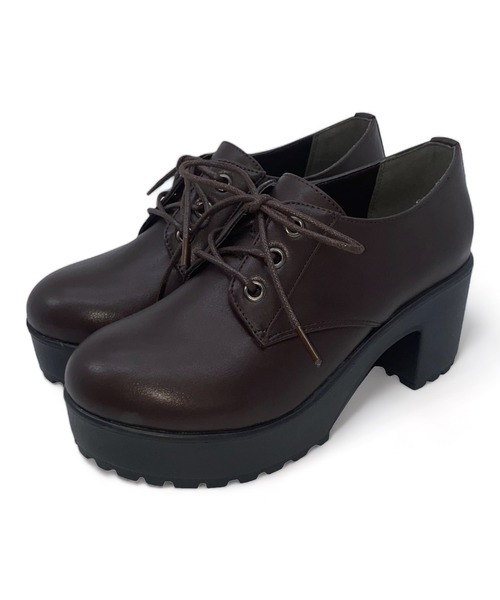 Sugar Sugar（シュガーシュガー）の「【SUGAR SUGARシュガーシュガー】レースアップシューズ（ドレスシューズ・レディース・ブラック/ダークブラウン・M/LL/L/S）」の13枚目の写真