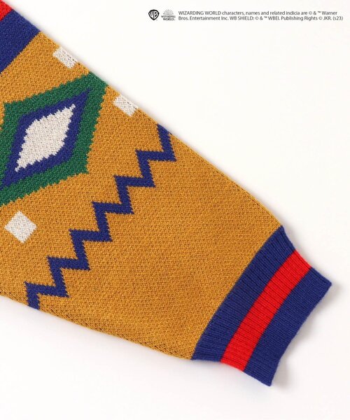 BREEZE（ブリーズ）の「【ハリー・ポッター】HONEY DUKES総柄ニット（ニット/セーター・キッズ・イエロー/サックスブルー・140/90/100/120）」の11枚目の写真