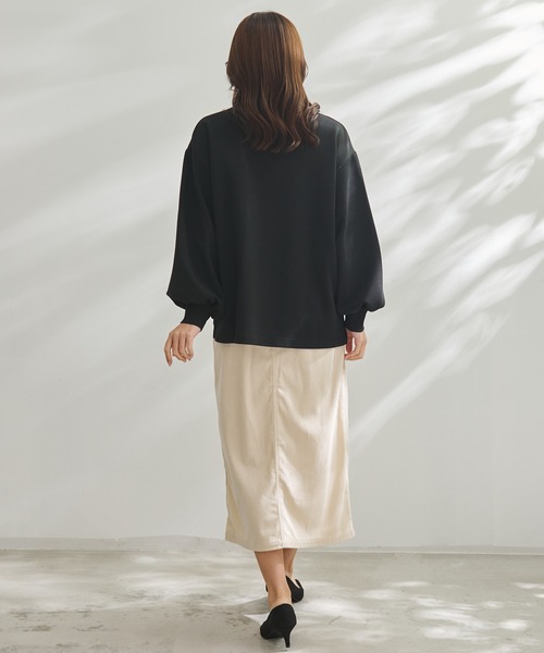 Arnold Palmer（アーノルドパーマー）の「コーデュロイ タックスカート（スカート・レディース・アイボリー/チャコールグレー/ライトベージュ・S/L/M）」の13枚目の写真