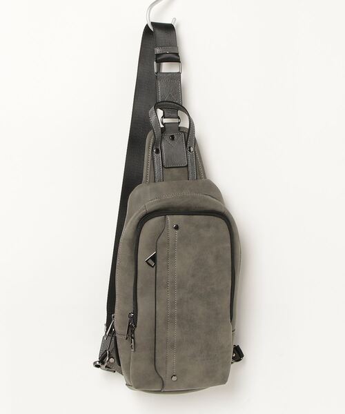 スウェード調 合皮 ボディバッグ（ボディバッグ/ウエストポーチ）｜Misto Forza（ミストフォルツァ）