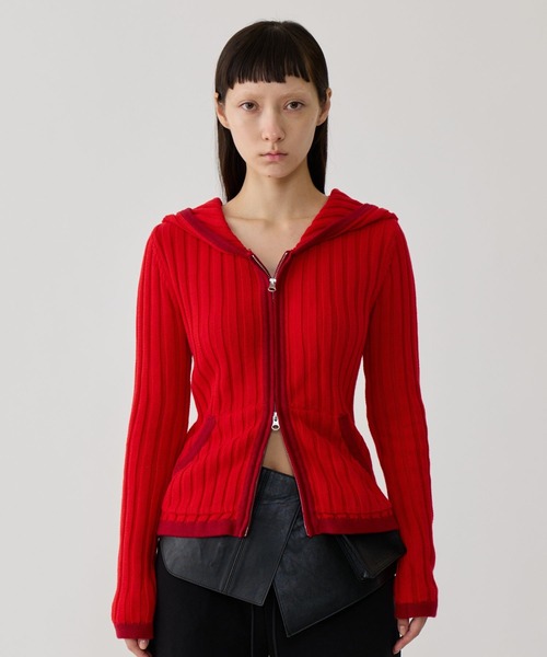 BEEDEN（ビーデン）の「KNIT ZIP HOODIE（ニット/セーター