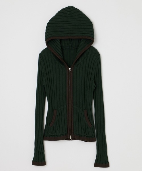 BEEDEN（ビーデン）の「KNIT ZIP HOODIE（ニット/セーター