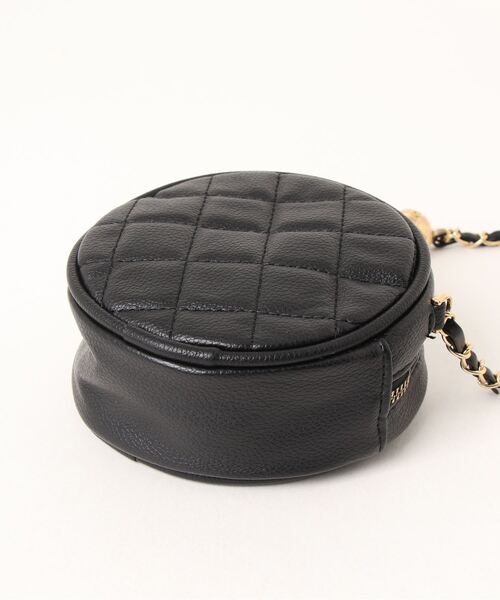 NOISE MAKER（ノイズメーカー）の「キルティングラウンドミニチェーンショルダー（ショルダーバッグ・レディース・ブラック・FREE）」の8枚目の写真