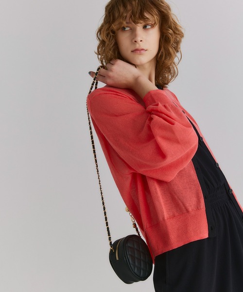 NOISE MAKER（ノイズメーカー）の「キルティングラウンドミニチェーンショルダー（ショルダーバッグ・レディース・ブラック・FREE）」の5枚目の写真