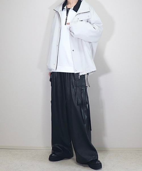 ルーズ ハーフジップサイドラインスウェット（スウェット）｜Loose/ルース（ルース）