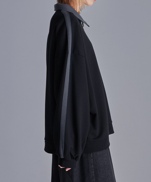 ルーズ ハーフジップサイドラインスウェット（スウェット）｜Loose/ルース（ルース）