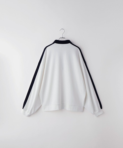 ルーズ ハーフジップサイドラインスウェット（スウェット）｜Loose/ルース（ルース）