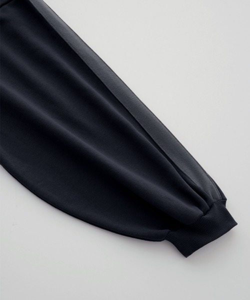 ルーズ ハーフジップサイドラインスウェット（スウェット）｜Loose/ルース（ルース）