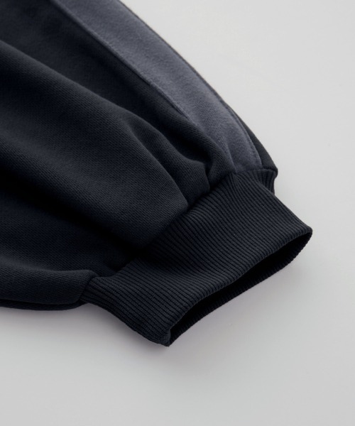 ルーズ ハーフジップサイドラインスウェット（スウェット）｜Loose/ルース（ルース）