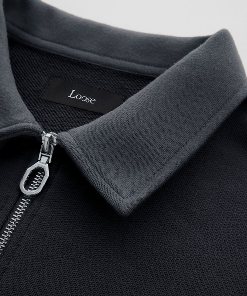 ルーズ ハーフジップサイドラインスウェット（スウェット）｜Loose/ルース（ルース）