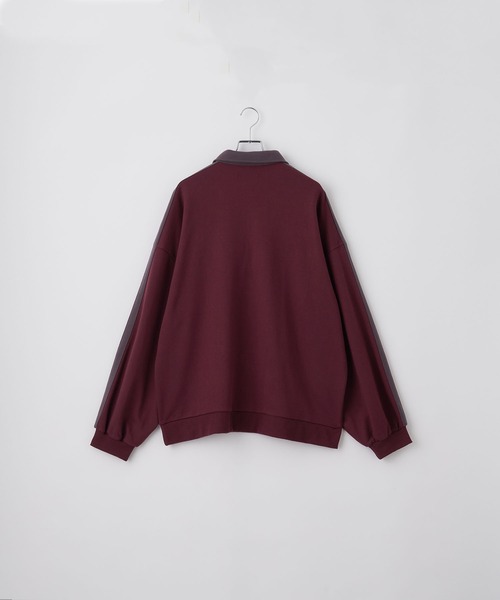 ルーズ ハーフジップサイドラインスウェット（スウェット）｜Loose/ルース（ルース）