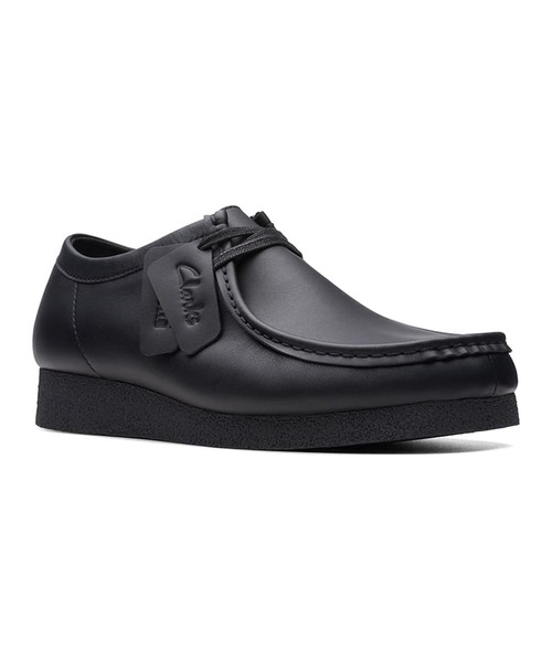 Clarks(クラークス)の「クラークス ウィメンズ WallabeeEVO WP ワラビーエヴォウォータープルーフ(モカシン/デッキシューズ・レディース・ブラック・50/55/60/45/40/35/30)」の2枚目の写真
