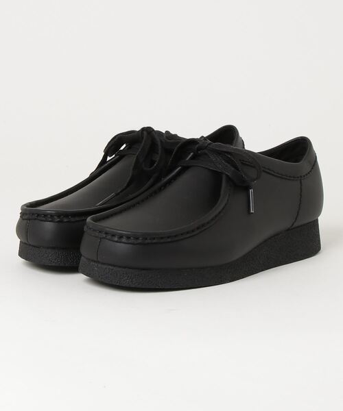 Clarks(クラークス)の「クラークス ウィメンズ WallabeeEVO WP ワラビーエヴォウォータープルーフ(モカシン/デッキシューズ・レディース・ブラック・50/55/60/45/40/35/30)」の6枚目の写真