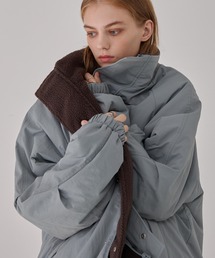 EMMA CLOTHES（エマクローズ）の「リバーシブル ナイロン×フリース オーバートラックブルゾン（ブルゾン）」