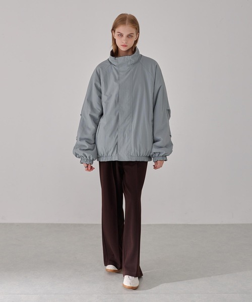 セール】リバーシブル ナイロン×フリース オーバートラック