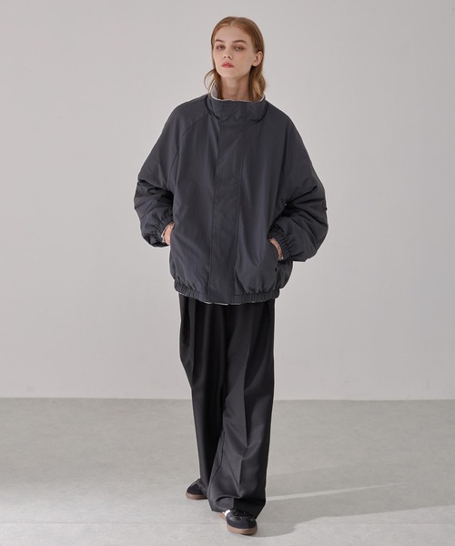 セール】リバーシブル ナイロン×フリース オーバートラック