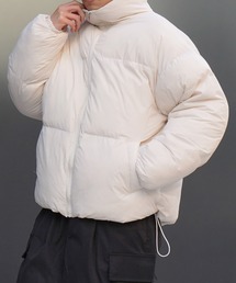 ボリューム エコダウンジャケット フルジップナイロンファイバーダウンブルゾン【Confirm】