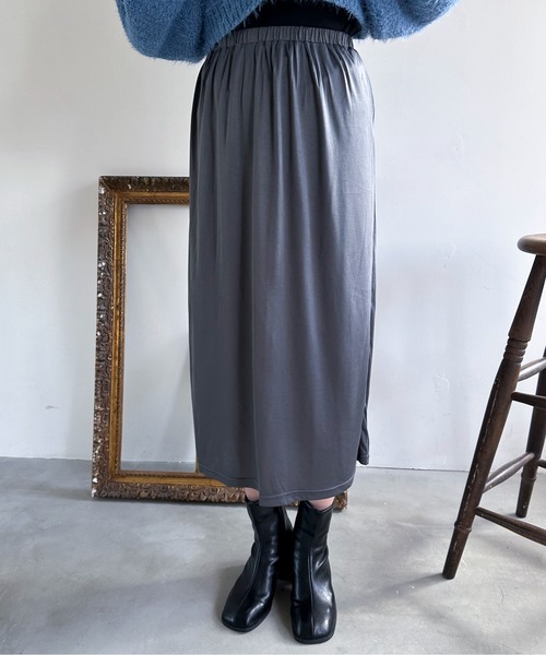 EPIMI E'PIMMY（エピミエピミー）の「チュールティアードスカート（スカート・レディース・アイボリー/ブラック/グレー・MEDIUM）」の12枚目の写真