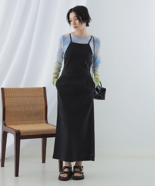 Ray BEAMS(レイビームス)の「Lee × Ray BEAMS / 別注 アメスリ?One piece(ワンピース・レディース・ブラック・X-SMALL/SMALL)」の6枚目の写真