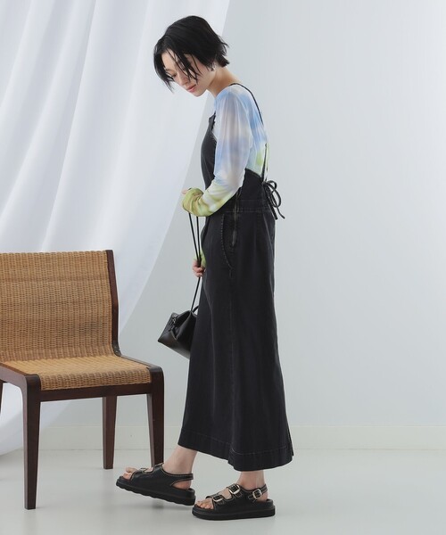 Ray BEAMS(レイビームス)の「Lee × Ray BEAMS / 別注 アメスリ?One piece(ワンピース・レディース・ブラック・X-SMALL/SMALL)」の7枚目の写真
