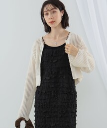 Ray BEAMS | Ray BEAMS / フロント ホック クルーネック カーディガン(カーディガン/ボレロ)