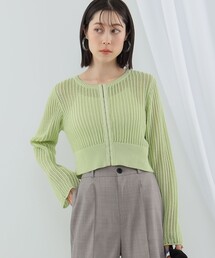 Ray BEAMS | Ray BEAMS / フロント ホック クルーネック カーディガン(カーディガン/ボレロ)