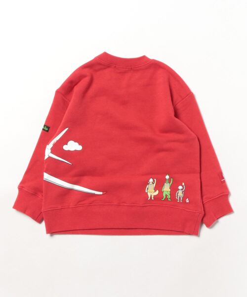 kladskap(クレードスコープ)の「【JAL】プリントトレーナー(スウェット・キッズ・ライトブルー/レッド・120cm/90cm/100cm/130cm/110cm)」の3枚目の写真