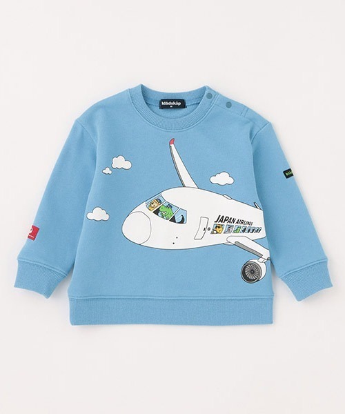kladskap(クレードスコープ)の「【JAL】プリントトレーナー(スウェット・キッズ・ライトブルー/レッド・120cm/90cm/100cm/130cm/110cm)」の10枚目の写真