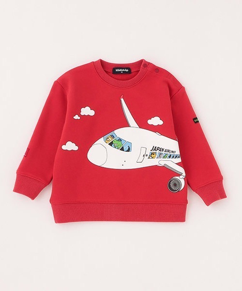 kladskap(クレードスコープ)の「【JAL】プリントトレーナー(スウェット・キッズ・ライトブルー/レッド・120cm/90cm/100cm/130cm/110cm)」の11枚目の写真