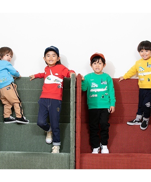 kladskap(クレードスコープ)の「【JAL】プリントトレーナー(スウェット・キッズ・ライトブルー/レッド・120cm/90cm/100cm/130cm/110cm)」の6枚目の写真