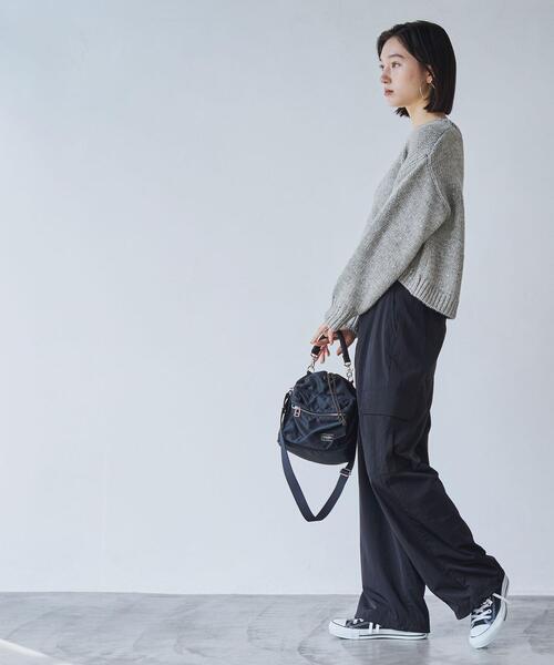 coen（コーエン）の「スパンコールクルーネックニット（ニット/セーター・レディース・ベージュ/ライトグレー/ネイビー・L/M）」の16枚目の写真