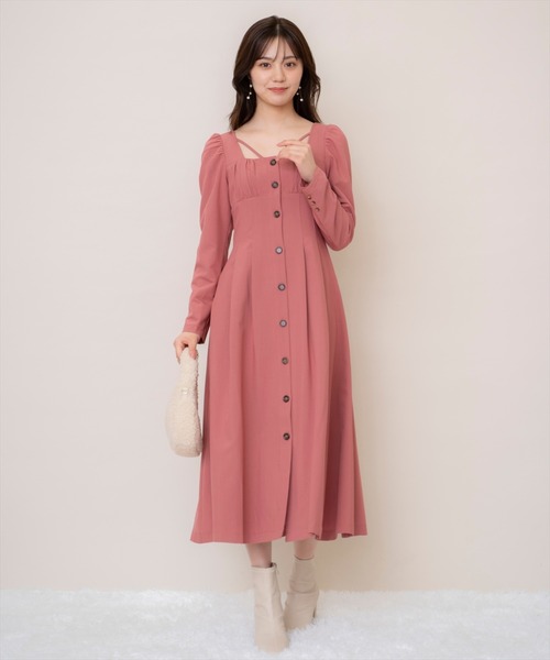 美品　セルフポートレイト　ティアード　スパンコール　ビジュー　フレア　ワンピース セール】ビジューフレアキャミワンピース【ZOZOTOWN限定アイテム