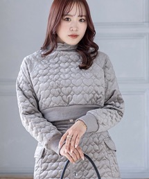 clear | ハートキルティングショート丈トップス(セット可)≪2023AW新作≫(スウェット)