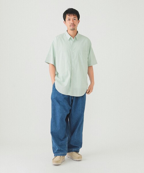 BEAMS（ビームス）の「BEAMS / ストライプ ミニレギュラーカラー