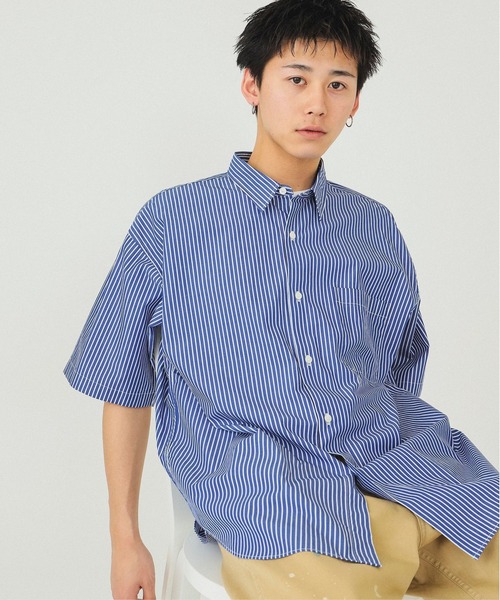 BEAMS（ビームス）の「BEAMS / ストライプ ミニレギュラーカラー