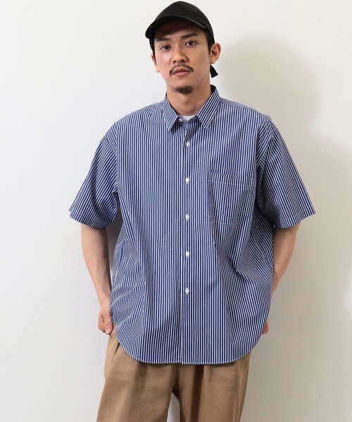 BEAMS（ビームス）の「BEAMS / ストライプ ミニレギュラーカラー