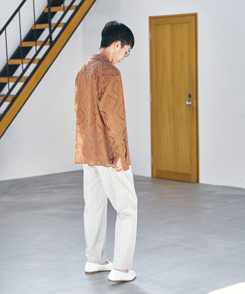 EDIFICE(エディフィス)の「ラッセル オープンカラーシャツ(シャツ/ブラウス・メンズ・キャメル/マスタード・LARGE/MEDIUM)」の7枚目の写真