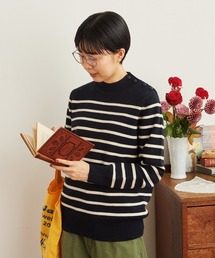 コッツウォルズ総針マリンボーダー プルオーバー