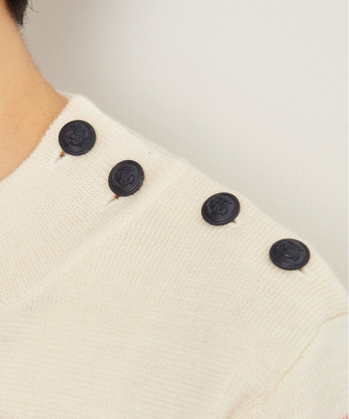 CHILD WOMAN（チャイルドウーマン）の「コッツウォルズ総針マリンボーダー プルオーバー（ニット/セーター・レディース・ネイビー/イエロー・FREE）」の20枚目の写真