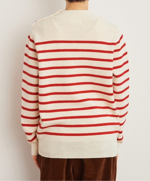 CHILD WOMAN（チャイルドウーマン）の「コッツウォルズ総針マリンボーダー プルオーバー（ニット/セーター・レディース・ネイビー/イエロー・FREE）」の18枚目の写真