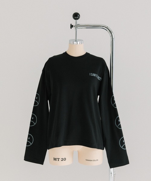 【値下げ】WCJ NICO SLEEVE LS TEE ブラック 新品未使用 WCJ（ダブルシージェイ）の「NICO SLEEVE LS TEE（Tシャツ