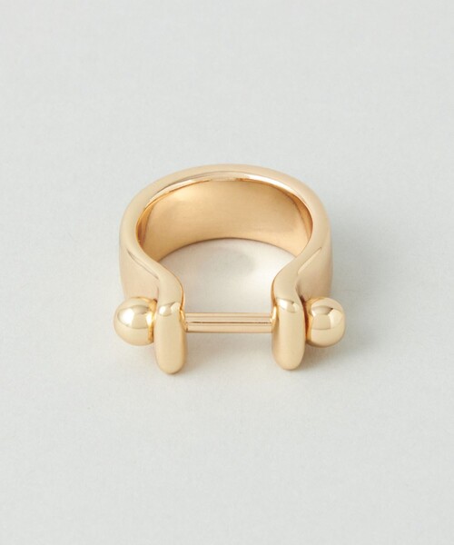 CITEN（シテン）の「＜CITEN＞ビズモチーフ リング（リング・レディース・シルバー/ゴールド・FREE）」の3枚目の写真