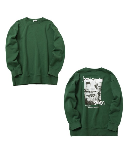 GLAZOS（グラソス）の「【大人向けサイズあり】【再入荷】【プチプラ】【あったか】裏起毛・アソートバックフォトプリントトレーナー（その他トップス・キッズ・ブラック/オートミール/グリーン/ブルー・170cm/150cm/140cm/160cm/130cm）」の16枚目の写真