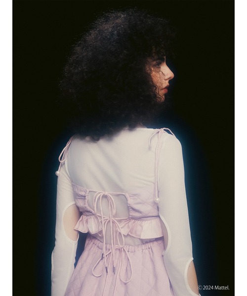 PAMEO POSE（パメオポーズ）の「【Barbie】Barbie(TM) Cami Dress（ワンピース・レディース・ブラック/ピンク・FREE）」の8枚目の写真