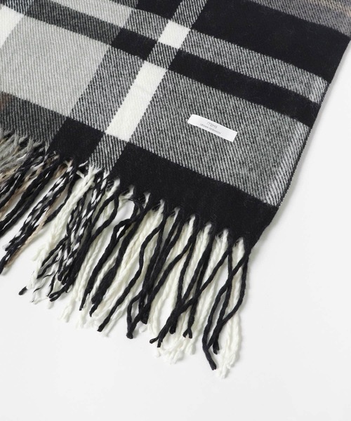 ITEMS URBANRESEARCH(アイテムズ アーバンリサーチ)の「チェックストール2(マフラー・レディース・ネイビー/ブラック/グリーン・-)」の13枚目の写真